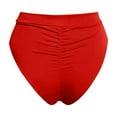 thumbnail image 5 of Women's Casual High Waisted Solid Color Split Plus Size Swim Trunks, 5 of 5