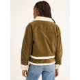 thumbnail image 3 of Free Assembly Women's and Women's Plus Corduroy Jacket with Faux Shearling Trim, Sizes XS-4X, 3 of 5