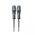 thumbnail image 1 of 2x Eléctrica Destornillador de Estrella Plana Detección de Voltaje Versátil Portátil Uso Doméstico Probador de Determinación de Cable Cero/vivo 2 piezas, 1 of 8