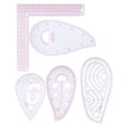 thumbnail image 1 of Lightweight Curve Ruler, L Shape Ruler, Easy To Store Clothing Designed Experienced Knitters Knitting Lovers Crochet Beginners Travel For Home, 1 of 8