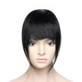 thumbnail image 5 of MY-LADY Clip in Bangs 100% Remy Human Hair Extension French Bang Thick Natural Full Front Neat Bangs Straight Fringe Bang One Piece Hairpiece, 5 of 10