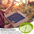 thumbnail image 3 of Pebbuoy Blueberry Food Sieve Colander Cleaning Tray Drain Berry Vegetable Basket Washing Kitchen Fruit And Vegetable Cleaning Tool for Cake Shop, 3 of 6