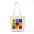 thumbnail image 6 of CafePress - Harp Pop Art Tote Bag - Unisex Canvas Tote Bag, Beige, 1-Piece, 6 of 7