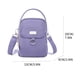 thumbnail image 2 of onlyliua Liquidación de Rebajas de Hoy Bolso Bandolera Impermeable para Mujer, Bolso para Teléfono Móvil y Múltiples Compartimentos, Bolso de Mensajero para Mujer, Bolso de Tela Informal para Mujer, 2 of 2
