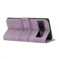 thumbnail image 5 of For Google Pixel 7 Flip Case, Premium PU Leather Folio Flip with Design Card Slots Wrist Strap Shockproof Kickstand Magnetic Protective Girls Cover For Google Pixel 7, Lightpurple, 5 of 9