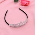 thumbnail image 4 of EeaseMX Tiara con diseño de corazones y diamantes de imitación, diadema, accesorios para el cabello para niñas., 4 of 7