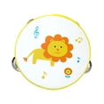 thumbnail image 3 of Pandereta de mano de madera de , instrumentos de percusión, tambor de mano, juguete educativo para juegos, juguetes, karaoke, niños pequeños 15 centímetros, 3 of 8