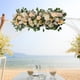 thumbnail image 4 of Arco de boda artificial con flores, planta falsa para ceremonia, boda, vacaciones. champán, 4 of 9
