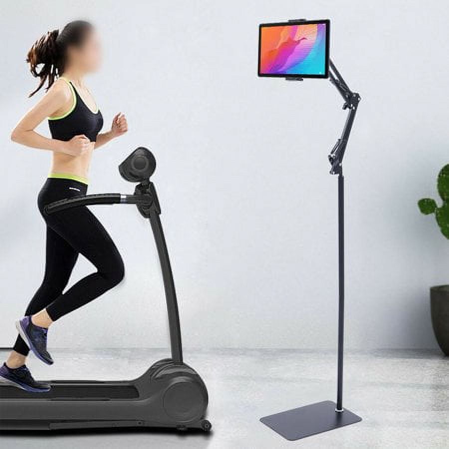 135cm 360° Rotation Phone Tablet Floor Stand Holder Adjustable Height Flexible