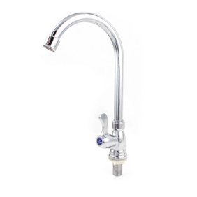 Replacement Blue Push Handle White Plastic Faucet For Water