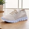 thumbnail image 4 of Zapatos Tenis para Mujer Correr Deportivas Ligeras Casuales Malla Con Cordones Transpirables Antideslizantes Cómodos, 4 of 9