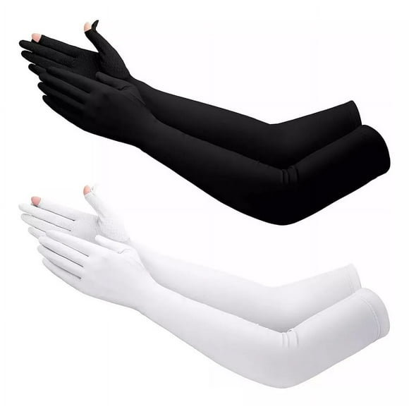 Guantes De Sol Largos Uv For Mujer, Guantes De Conducción,
