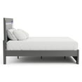 thumbnail image 3 of Furniture of America Willow Wood Bed with LED, Gray, California King, 3 of 5