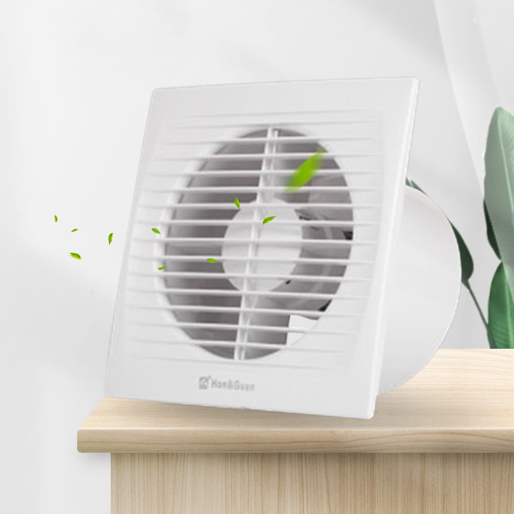 6" Wall-Mounted Exhaust Fan Silent Ventilation Extractor For Toilet Kitchen Vent Used in Kitchen, Bathroom, Living Room, Office Space.