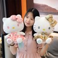 thumbnail image 4 of Sanrio JK Hello Kitty juguete de peluche Original, Gato de dibujos animados de estilo japonés, muñeco de peluche de Anime, regalos de Navidad para niña, 33cm, 4 of 5