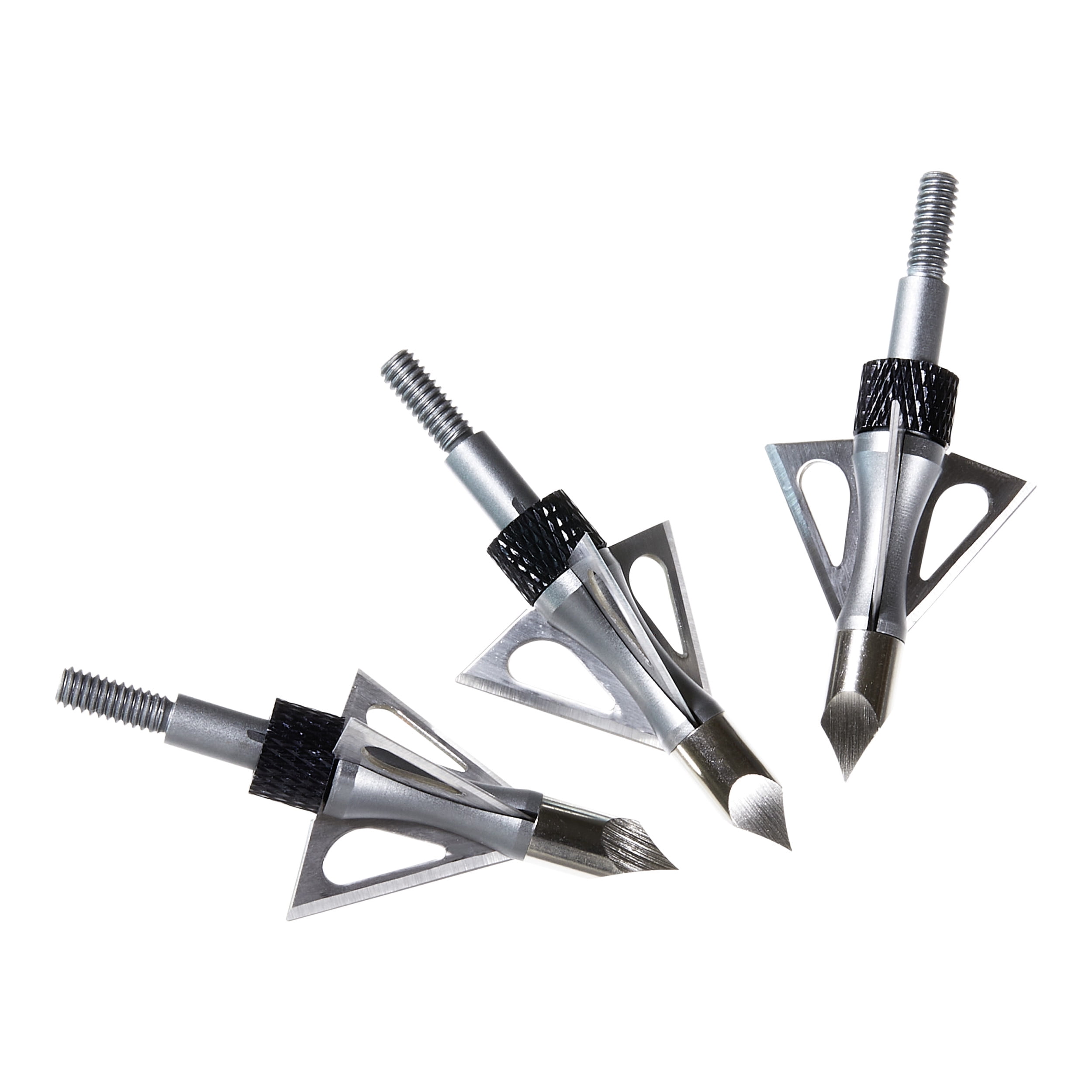 Stryke Impact Fixed Blade Broadhead, 100-Grain, 3-Pack, Aluminum and Steel, 14635, Silver