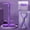 Purple Two-piece Set, variant on 2pcs Pilates Resistance Band Set for Back And Abdominal Exercise, Portable Multifunctional Leg Pedal Resistance Trainer for Sit-Ups
