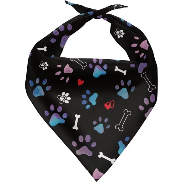 Bandanas pour Pattes de Chien pour Animaux Chat Mouchoir Triangulaire Doux Bavoirs Triangulaires Lavables Accessoire de Costume pour Animal Décoration