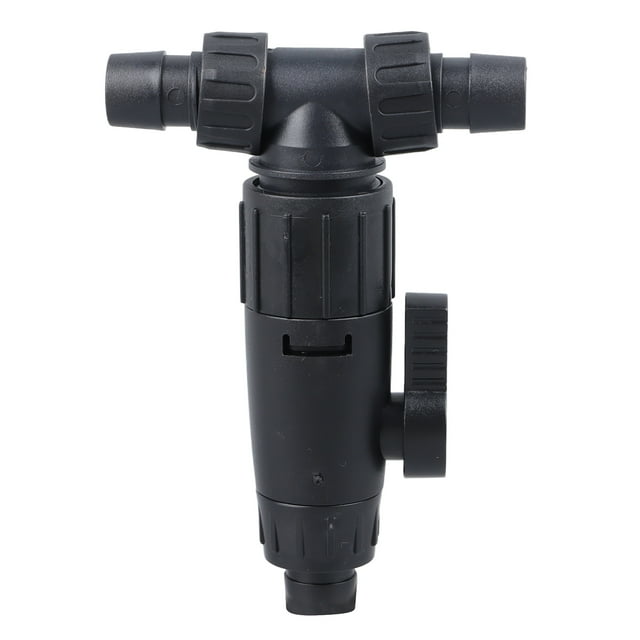 Aquarium Water Control Valve, 3 Way Plastic Water Changer Faucet Adapter Durable Compact Adjustable Easy To Assemble For Outer 16mm Hose For Aquarium