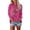 Hot Pink, variant on Telankuip Women's Round Neck Long Sleeve T Shirts Vintage Country Music Floral Tree Printed Loose Fall T-Shirts Hiking Travel Casual Soft Comfortable Thin Pullover Tops Light Gray XL