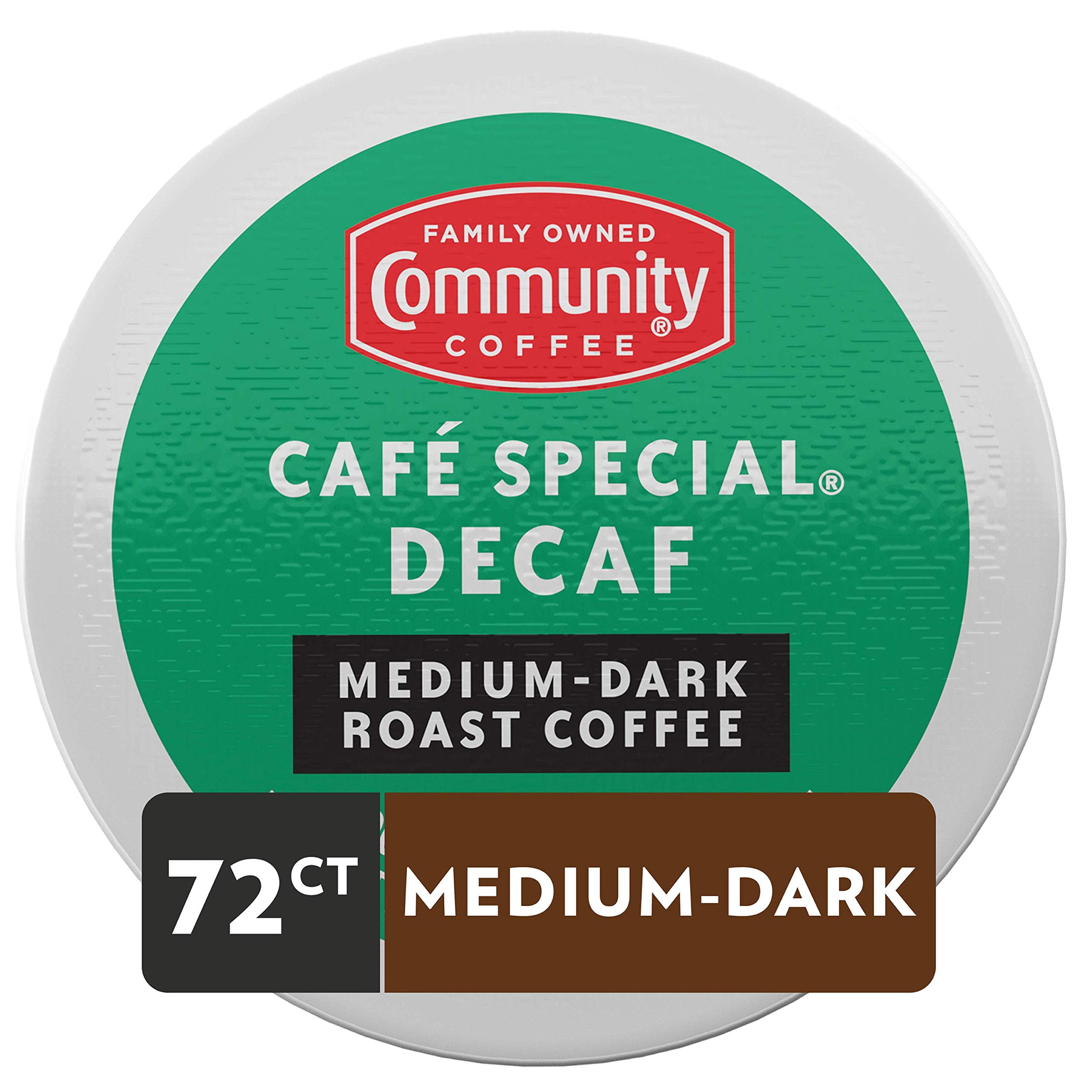 Café Special Decaf 72 Count Coffee Pods, Medium Dark Roast Decaf, Compatible with Keurig 2.0 K-Cup Brewers