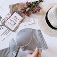 thumbnail image 2 of Girl Push Up Adjustable Breathable Bra Strapless Front Buckle Underwear Lingerie, 2 of 3