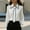 #121-White, variant on Ounisa Women's Bow Tie Neck Long Sleeve Buttton Cuff Chiffon Elegant Blouse