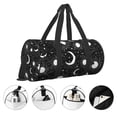 thumbnail image 3 of Balery Crescent and Stars Bolsa de Gimnasio para Mujeres y Hombres, Bolsa de Viaje Impermeable, Bolsa de Fin de Semana con Compartimento para Zapatos y Bolsillo Húmedo, 3 of 6