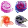 thumbnail image 3 of Women Chiffon Scarf Lightweight Gradient Mesh Shawl Scarf Summer Square Scarf, 3 of 10