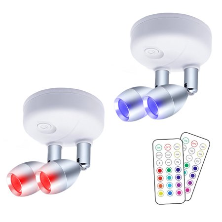 

XIEC Cabinet Light 2Pcs/Set Illuminations Angle Rotatable Creative Creating Atmosphere LED Night Light