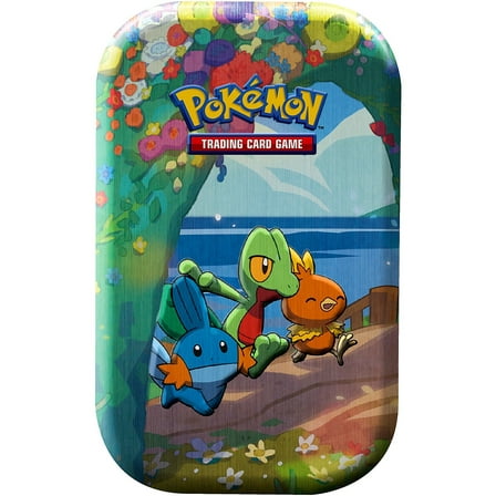 Pokemon Celebrations Treecko, Torchic & Mudkip Mini Tin Set (2 Celebrations Booster Packs   1 Additional Booster Pack & Coin)