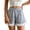 Gray, variant on Sageysalite Athletic Shorts for Women Elastic High Waisted Ruffle Lace Hem Loose Fit Soft Sweet Summer Shorts