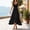 Black, variant on Mother Of The Bride Dresses for Women Formal Ladies Deep V Neck Ruffle Sleeveless Fitted Midi Army Green XL
