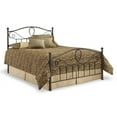 thumbnail image 5 of Sylvania Metal Headboard Panel with Elegant Pattern of Curves and Twists, French Roast Finish, Full, 5 of 6