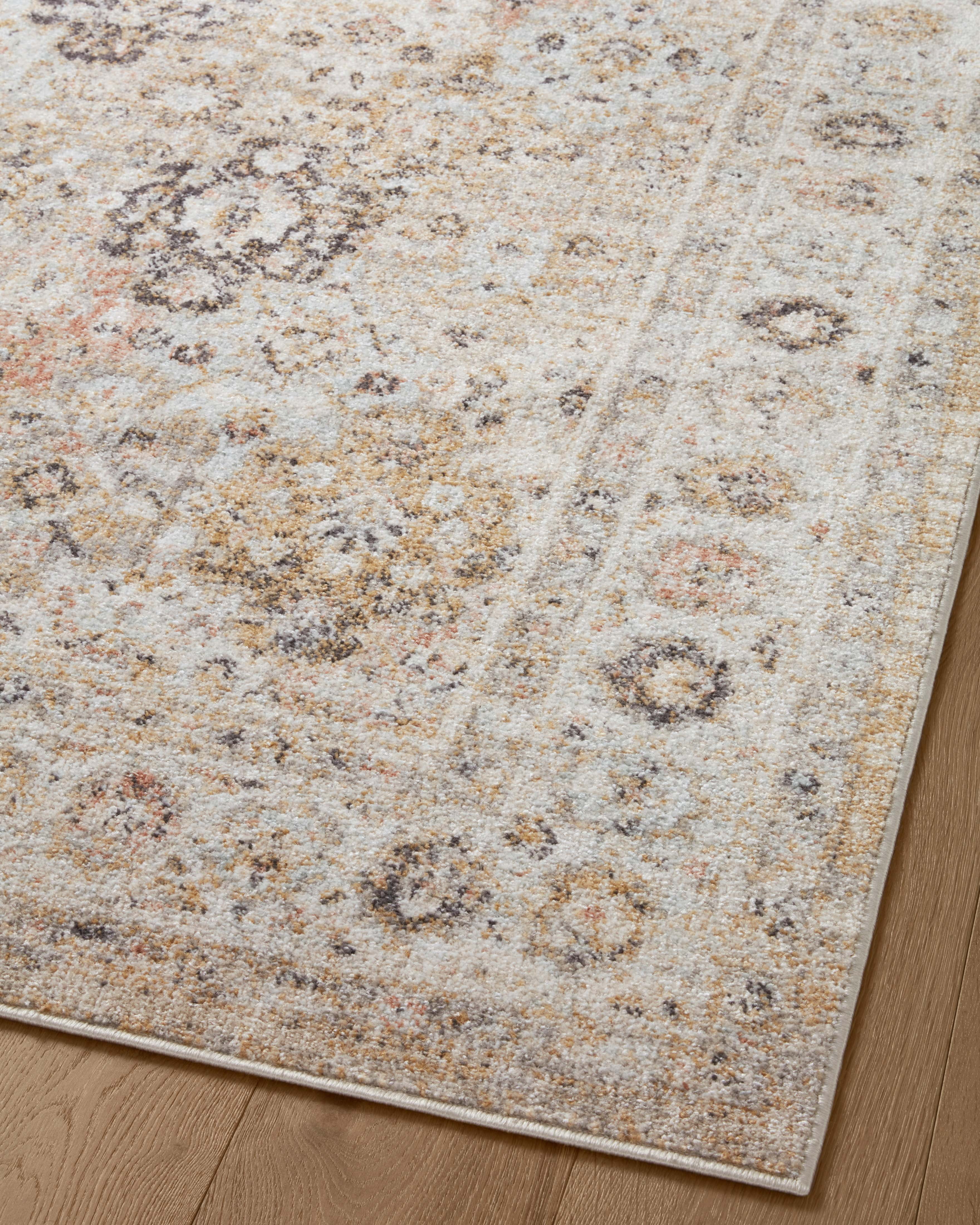 Loloi Monroe Beige / Multi 18" x 18" Sample Rug