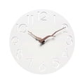 thumbnail image 2 of Reloj de pared decorativo con forma de rama y manecillas minimalistas para colgar en la pared. Blanco, 2 of 9