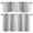 Black, variant on 3 Piece Kitchen Curtains and Valances Set Ombre Sage Green Striped Cafe Curtains 24 Inch Length Farmhouse Modern Stripes Valance & Tier Curtain for Living Room Bedroom Small Window 54"x18"+27"x24"*2