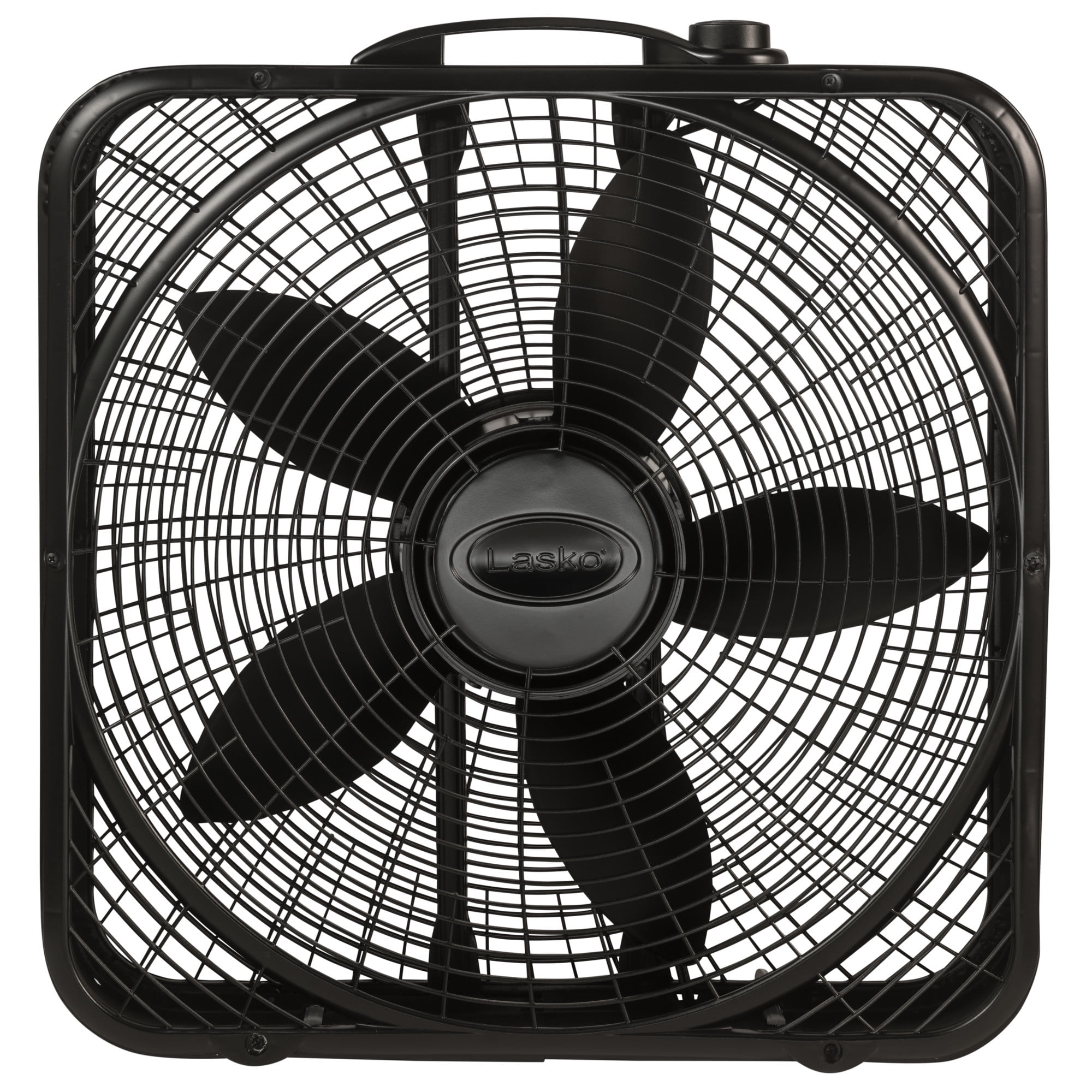 Lasko 20" Power Plus 3-Speed Indoor Window Box Fan, Black, B20801