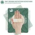 thumbnail image 3 of Dteck Case for iPad Air 13 inch 2025/2024,Heavy Duty Armor Shockproof Kids Case with Rotating Stand & Hand/Shoulder Strap for iPad Air 13-in. M3/M2,Emeraldgreen, 3 of 7