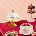 thumbnail image 4 of Vacemry Under $5 Dessert Display Stand, Multi-Tier Cake Plate with Clear Lid, Snack Serving Tray for Parties Events, Elegant Metal Base with Acrylic Cover, Living Room Table Centerpiece, 4 of 6