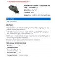 thumbnail image 2 of Brake Master Cylinder - Compatible with 1948 - 1952 Ford F-1 1949 1950 1951, 2 of 2