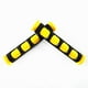 thumbnail image 2 of Riwesomey 1 par de manillar de motocicleta, empuñadura de empuñadura, pieza de repuesto amarilla Gafas de moto Amarillo, 2 of 6
