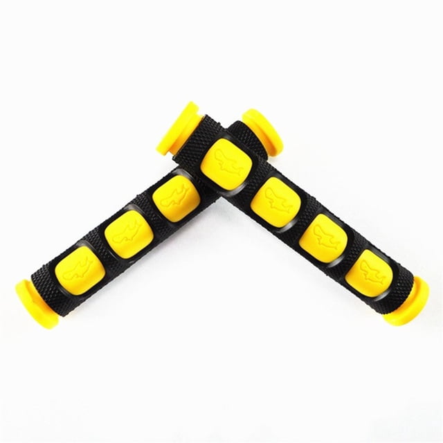 Riwesomey 1 par de empuñaduras de manillar de motocicleta, manga de empuñadura Universal, pieza de repuesto para reparación de deportistas, regalo Gafas de moto Amarillo Riwesomey VI015435-02B