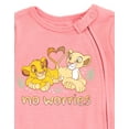 thumbnail image 4 of Disney Lion King Simba Nala Timon Pumbaa 2 Pack Coveralls Newborn to Infant, 4 of 5
