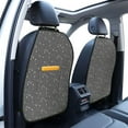 thumbnail image 3 of Naloa Airplane Routes Around The World 2Pcs Anti-Kick Back Seat Cover Kick Mat, Car Seat Protector with 3 Storage Pockets, 3 of 8