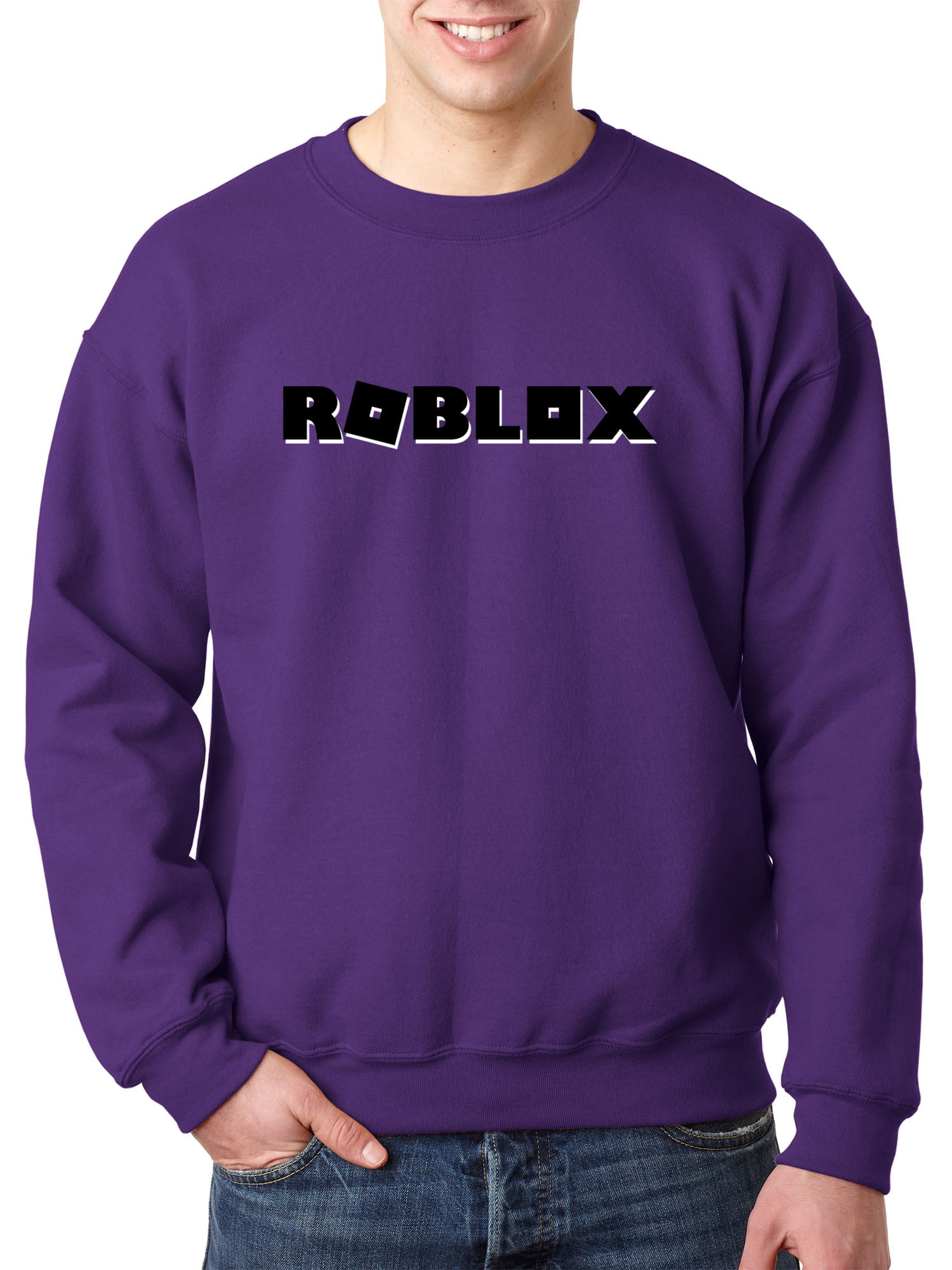 purple shirt and denim vest roblox