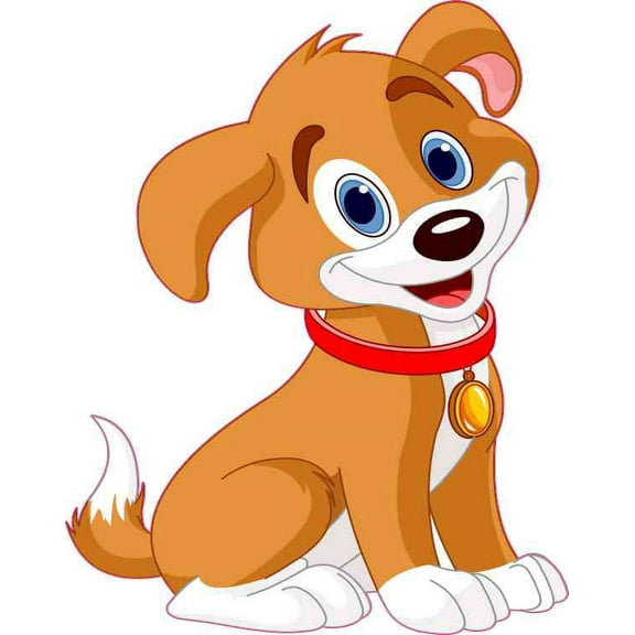 4in x 5in Puppy Sticker Vinyl Dog Vehicle Bumper Decal Animal Stickers