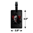 thumbnail image 5 of Scary Clown Face Rectangle Leather Luggage Card Suitcase Carry-On ID Tag, 5 of 7