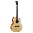 thumbnail image 2 of Austin Acoustic-Electric Orchestra Guitar w/ Cutaway  Satin Natural - AA25OSEC, 2 of 2