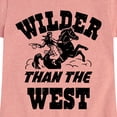 thumbnail image 3 of Instant Message - Wilder Than The West - Toddler & Youth Girls Short Sleeve Graphic T-Shirt, 3 of 6